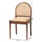 Bali & Pari Maryland Modern Bohemian Natural Rattan and Acacia Wood 2-Piece Dining Chair Set 243-2PC-13362-ZORO - alternate 3